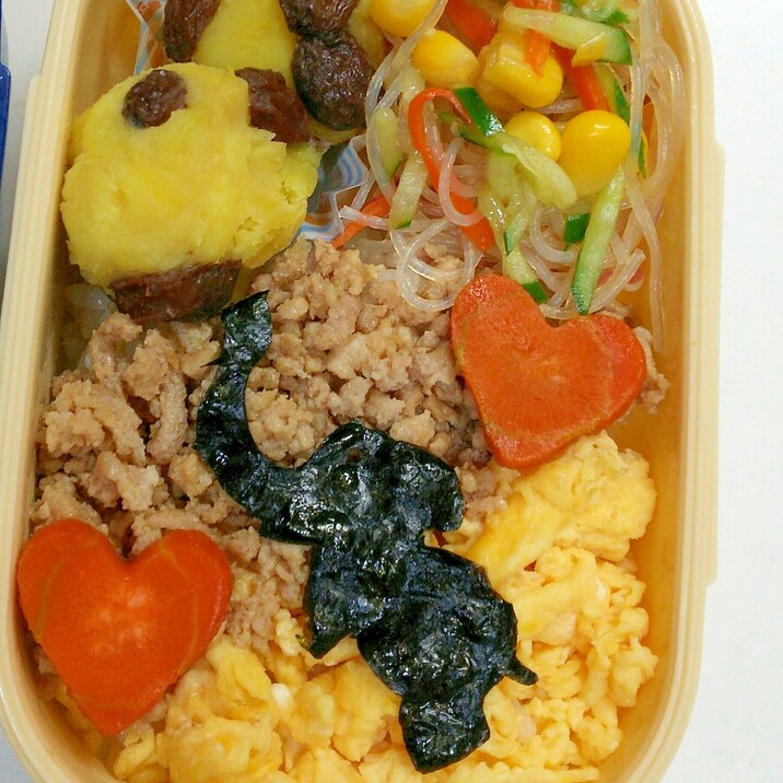 Sachi 公式ブログ 息子ちゃんの 2色丼弁当 大学芋弁当 Powered By Line